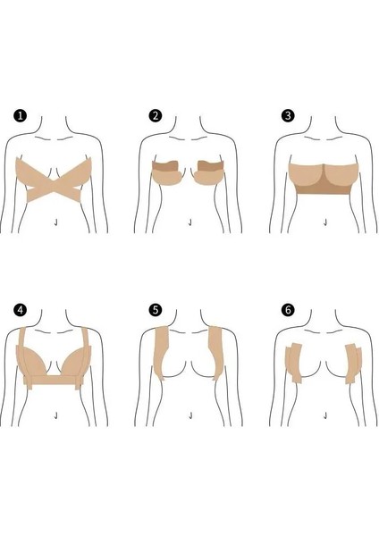 Göğüs Dikleştirme Bandı S Beden 2.5 Cm.