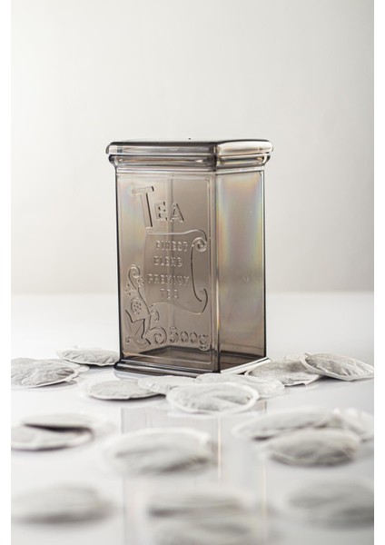 Akrilik Füme Şeker Kahve Çay Kavanozu 500 ml (Vakum Kapak ) fırsatları