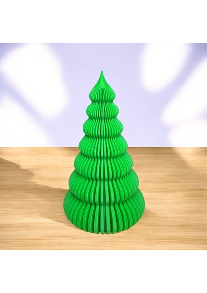 🎄 Spiral Yılbaşı Ağacı – Modern Dekor Tasarımı | Kabuk Factory Tasarımı fiyatları