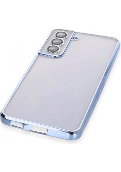 Samsung Galaxy S21 Fe Kılıf Lensli Silikon - Açık Mavi fırsatları
