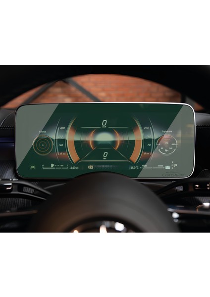 Mercedes C Serisi W206 (2021-2025) Uyumlu 11.9" Multimedya ve 12.3" Gösterge Çift Set 9h Nano Ekran Koruyucu modelleri