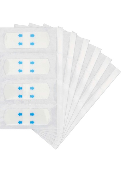 24 Adet Kırışıklık Bandı, Kaş Germe Bant, Çene Gerdirme, Yüz Gerdirme, Boyun Germe