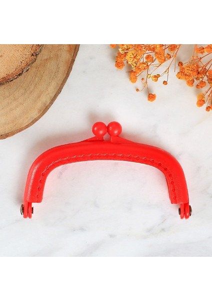 Plastik Cüzdan Klipsi-Kırmızı