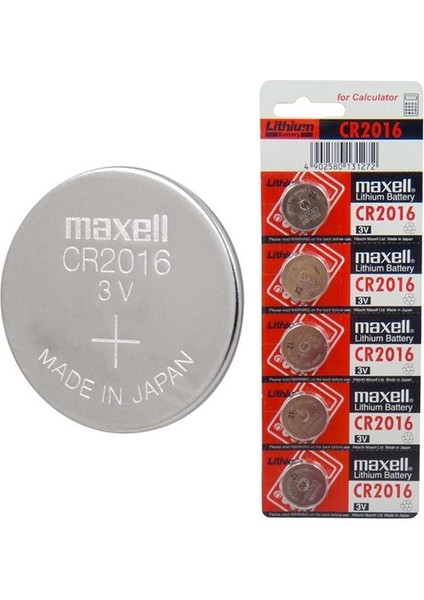 Maxell Cr 2016 Lityum Pil 5'li Paket