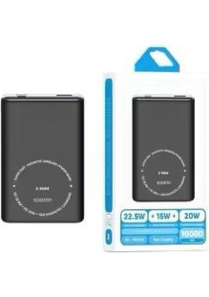 Magsafe 10.000 Mah 22.5W -15W 20 W Hızlı Şarj Powerbank