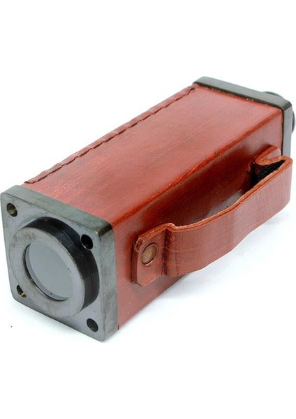 Deri Kaplama Eskitme Kare Dürbün Dekoratif Hediyelik modelleri