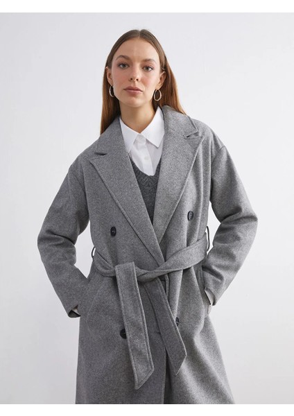 Lcw Modest Antrasit Ceket Yaka Kadın Kaşe Kaban fiyatları