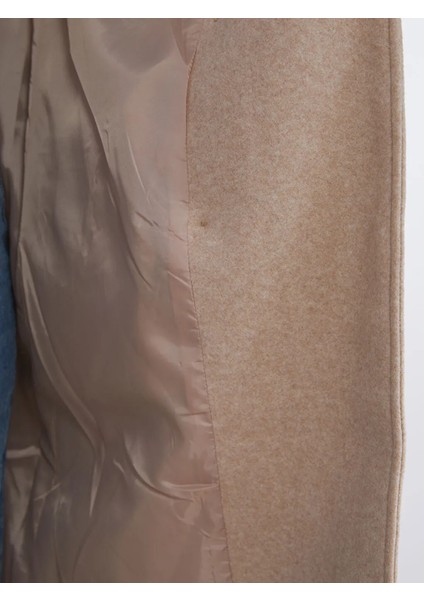 Lcw Modest Bej Ceket Yaka Kadın Kaşe Kaban fırsatları