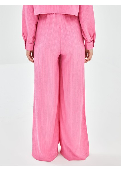 Yeni Sezon Beli Lastikli Dokulu Kadın Pantolon fırsatları