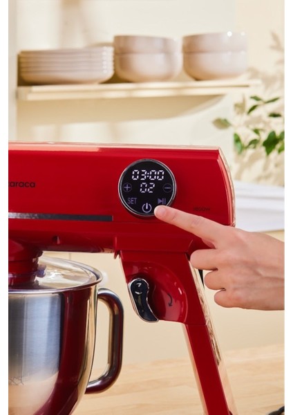 7 Litre Paslanmaz Çelik Kulplu Hazne Dijital Kontrol Premıum Döküm Gövde 1800W Kıyma-Sucuk Makinesi & Mutfak Şefi modelleri