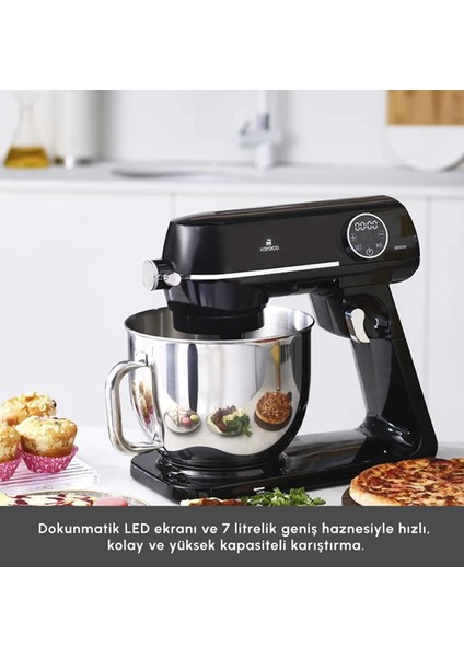 7 Litre Paslanmaz Çelik Kulplu Hazne Dijital Kontrol Premıum Döküm Gövde 1800W Kıyma-Sucuk Makinesi & Mutfak Şefi fiyatları