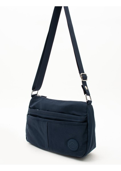 Sanmorris Glc Kadın 4009 Suya Dayanıklı Paraşüt Kumaş 5 Gözlü Siyah Renkli Çapraz Askılı El ve Omuz Çantası fırsatları