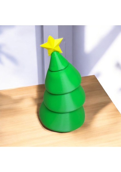 🎄 Modüler Yılbaşı Ağacı – 3D Baskı Modern Dekor | Kabuk Factory Tasarımı modelleri