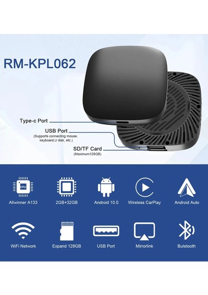 Carplay Android Araba 4 Çekirdekli Akıcı Fullhd 1080P Wifi 2.4/5g 2GB/32GB indirimleri