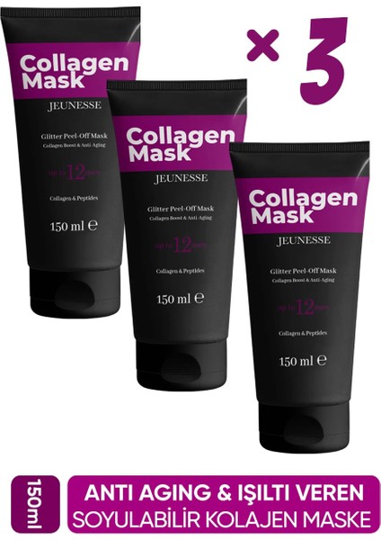 Soyulabilir Kolajen Yüz Maskesi 150 ml x 3 Adet fiyatları