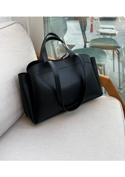 Asmira Siyah Mıknatıs Kapaklı Cüzdan Detaylı Kadın El Kol ve Omuz Çantası fiyatları