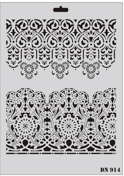 Rich Dantel Seri DN-914 Stencil 35X25 cm