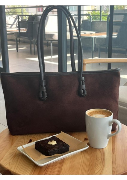 Acı Kahve Süet Kol Çantası fiyatları