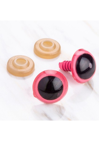 16 mm Pembe 5 Çift Amigurumi Göz