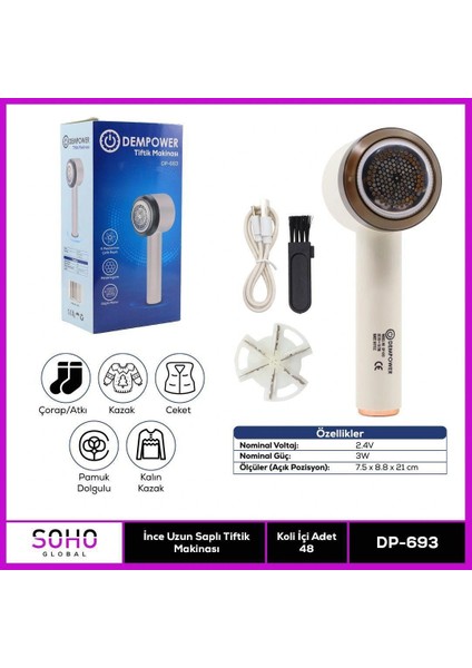 Ince Uzun Saplı Tiftik Makinesi