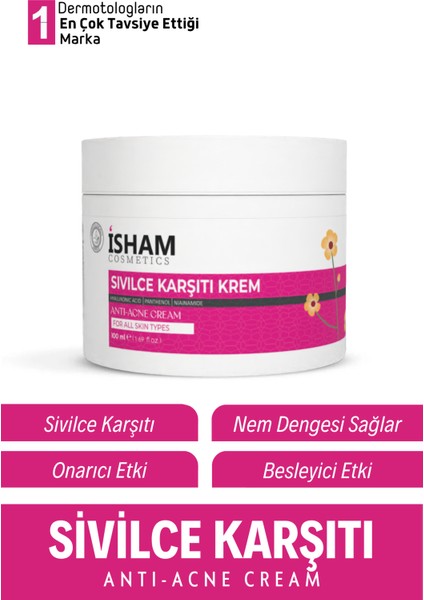 Sivilce1 Önleyici Anti ve Siyah Nokta Karşıtı Leke.giderici Krem 100ML