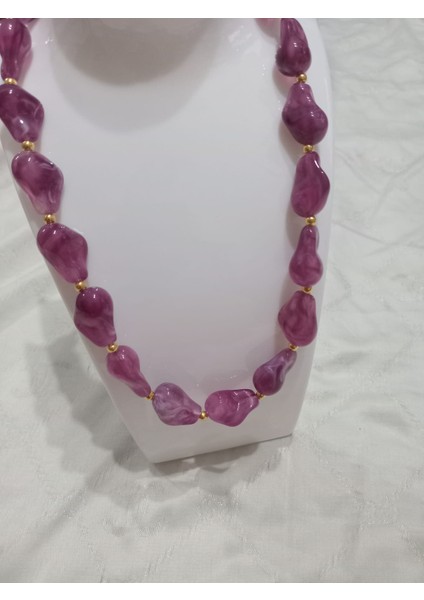 Mor Kaya Modeli Kolye indirimleri