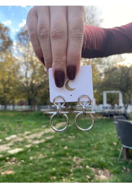 Silver Loop Küpe