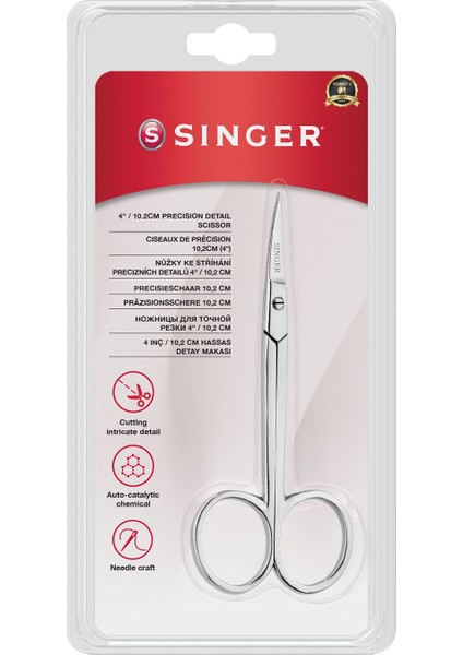 Kıvrık Uçlu Nakış Makası (4&quot;)