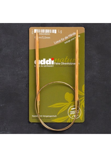 Addi Olive Wood 5 mm 60 cm Zeytin Ağacı Misinalı Ö