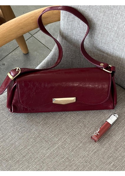Bordo Günlük Şık Çanta