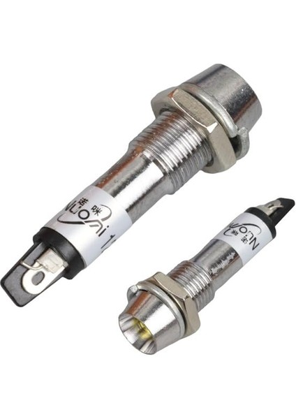 IC-225 Sinyal Lambası Ø8mm Metal 12 Volt