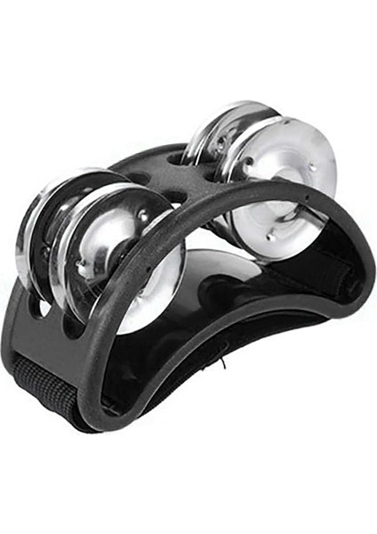 Ayak Vurmalı Çalgılar Ayak Tef Perküsyonu, Siyah Ayak Vurmalı Çalkalayıcılar, Jingle Bell Ile, Gitar ve Davul Için Müzik Aleti, Performans ve Uygulama Için Ideal