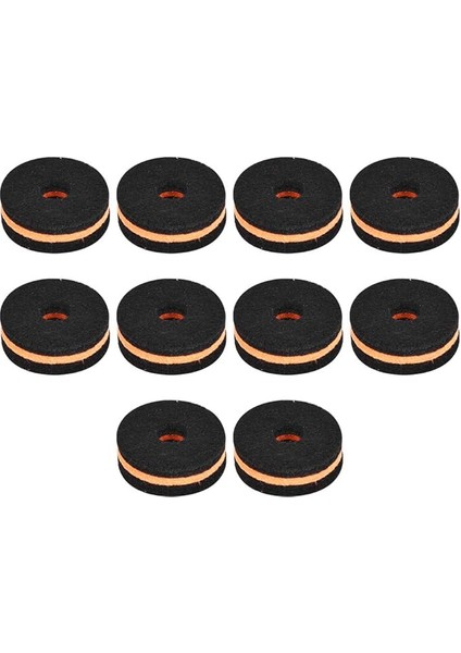 Zil Standı Feel 10 Pack Işık Siyah Turuncu Drum-Kit Aksesuarları Davulcu Için Korumalı Havuzlar