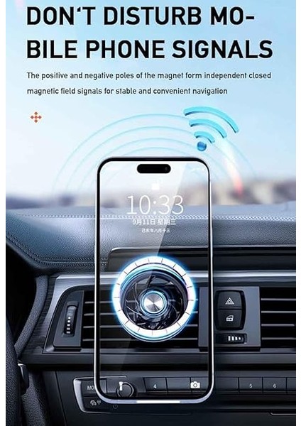 Mıknatıslı Araç Içi Telefon Tutucu Havalandırma Montaj Telefonu 360 Derece Döndürebilir Fonksiyonel Kullanım ve Kurulumu Kolay Cep Telefonu Tutucu ML216 indirimleri