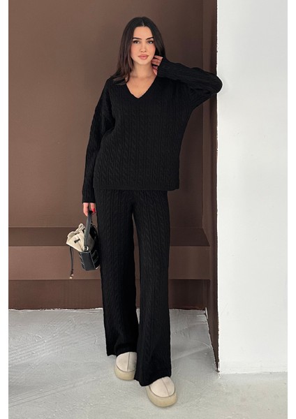 Kadın Örgü Triko Takım – Cozy Texture