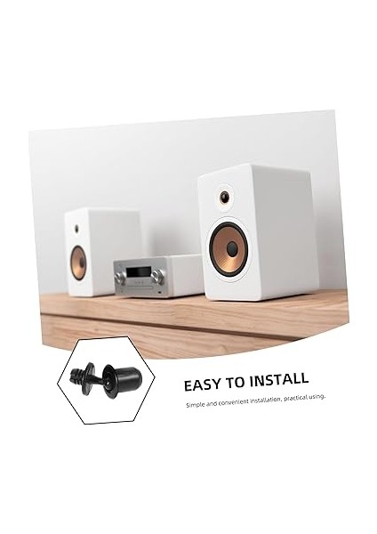 20 Set Hoparlör Grill Kelepçeleri Hoparlör Mesh Tutucular Ses Izgara Tutucular Için Plastik Çıtçıt Düğmesi Akustik Mesh Clips modelleri