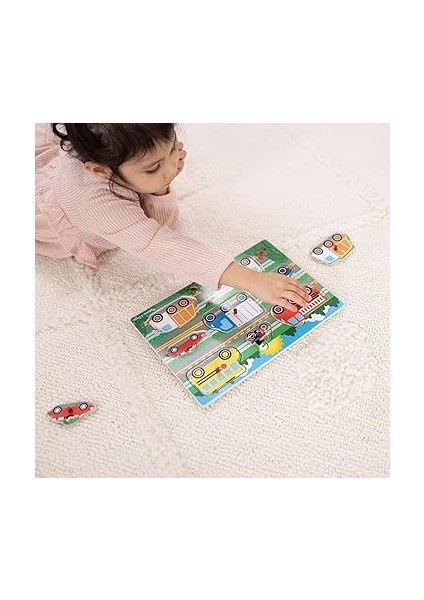 & Doug - Ahşap Tutmalı Yapboz, Araçlar Yeni (19051) fiyatları