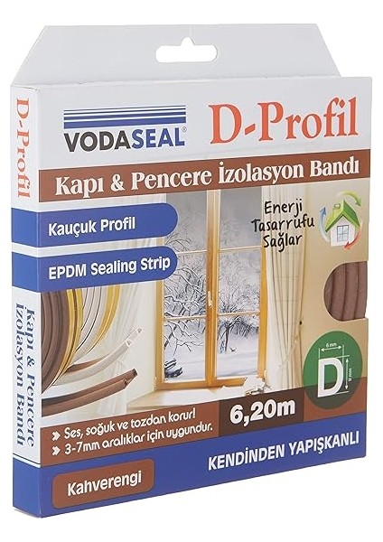 53.01.050 Kapı Pencere Izolasyon Bandı, Kendinden Yapışkanlı, Kahve fiyatları