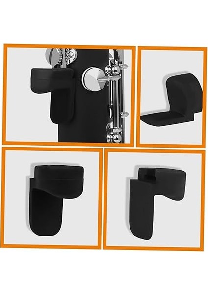 4 Klarnet Parmak Dayanakları Enstrüman Aksesuarı Başparmak Parmak Pedi Klarnet Başparmak Pedi Klarnet Için Parmak Desteği Perde Kakma Çıkartmalar Klarnet Parmak Dinlenme modelleri