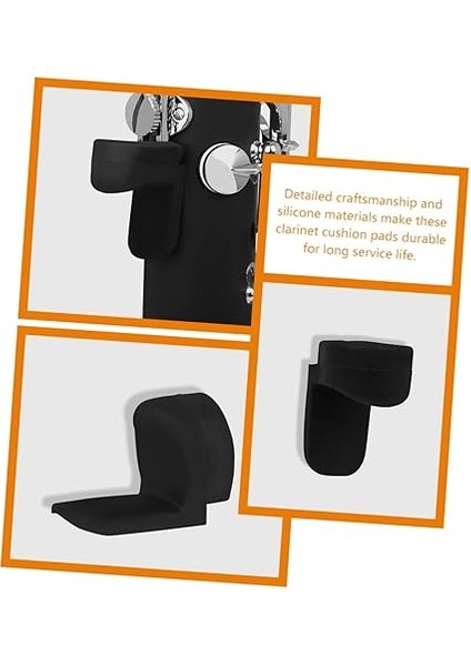 4 Klarnet Parmak Dayanakları Enstrüman Aksesuarı Başparmak Parmak Pedi Klarnet Başparmak Pedi Klarnet Için Parmak Desteği Perde Kakma Çıkartmalar Klarnet Parmak Dinlenme indirimleri