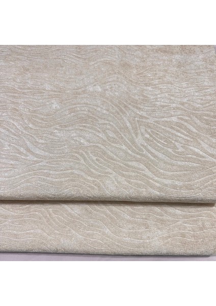 Koltuk Çekyat Örtüsü 170-210 cm – Kaymaz Tabanlı Süngerli Kadife Kumaş Krem Gofraj Baskı modelleri