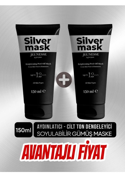 Soyulabilir Silver Yüz Maskesi 150 ml x 2 Adet fiyatları