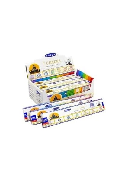 Make It Easier Orjinal Satya Nag Champa Çubuk Tütsü (Premium Masala Incense) (7 Chakra) modelleri