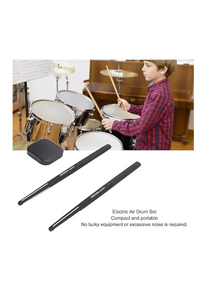 Hava Davul Çubukları, Taşınabilir Sanal Davul Seti, Mekansal Konumlandırma Teknolojisine Sahip Elektrikli Davullar, Çocuklar Için Yetişkinler Için fiyatları
