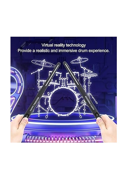 Hava Davul Çubukları, Taşınabilir Sanal Davul Seti, Mekansal Konumlandırma Teknolojisine Sahip Elektrikli Davullar, Çocuklar Için Yetişkinler Için fırsatları