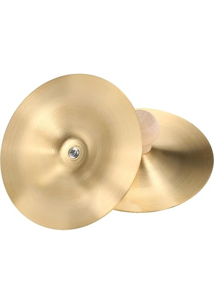 Ahşap Saplı 1 Çift Parmak Ziller 3.5 Ç Mi Parmak Ziller Bakır 9 cm El Zil Oryantal Dans Müzik Enstrümanı Yetişkler Çocuklar Iç