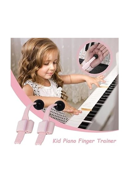 Piyano Gesture Düzeltici Piyano Pratik El Pozisyon Düzeltici Avuç Içi Tutucu Piyano El Şekli Egzersiz Aracı Pembe fırsatları