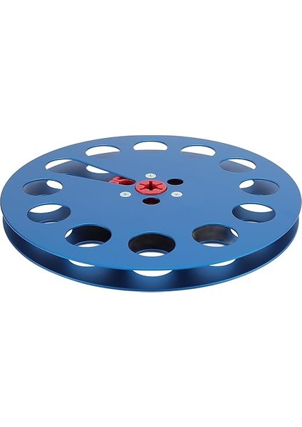 Premium 1/4 7 -Kayıt ve Onarım Için 11 Delikli, Alüminyum Alaşım Makarası ile Boş Kemer ile (Blue) indirimleri