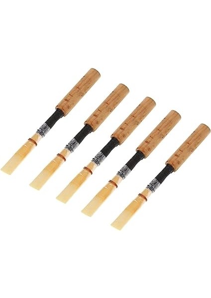 Obua Sazlar, Şeffaf Tüplü Manşon Rüzgar Enstrümanı ile Obua Için Profesyonel El Işi Kamış Sazları Müzisyenler Için Öğrenciler Için (5 Satıldı) indirimleri