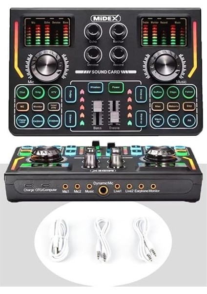 Cx1 Titanium Set Efektli Ses Kartı Mikrofon Kulaklık Stand Kayıt Canlı Yayın (Pc ve Telefon) fiyatları